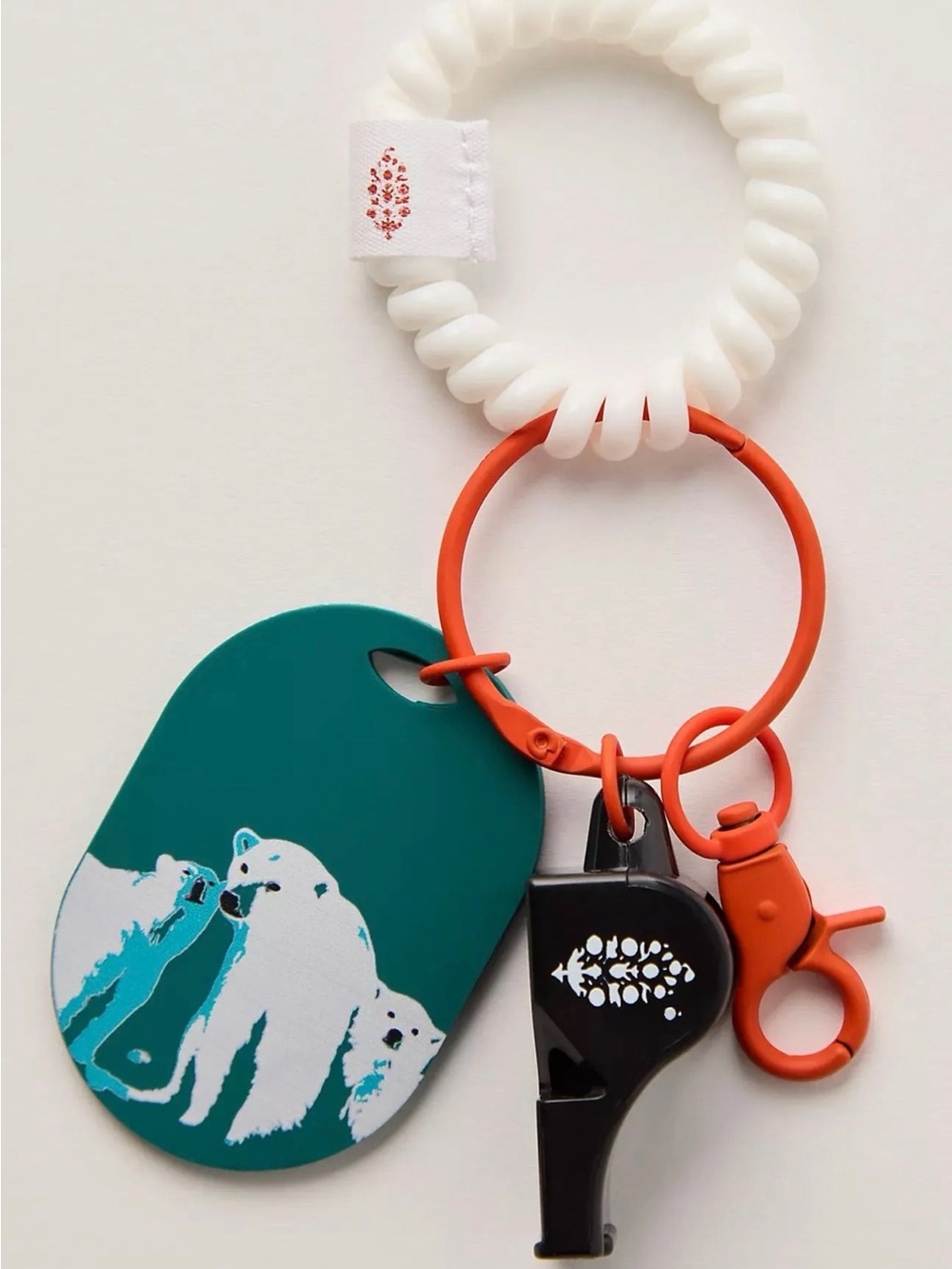 Free People whistle key chain